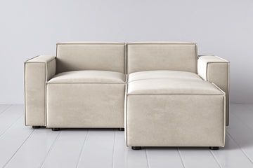 Chalk Image 1 - Model 03 2 Seater Right Chaise in Chalk Front View