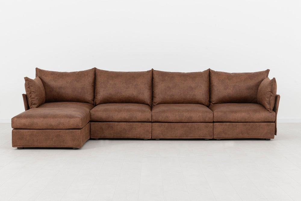 Chest Image 1 - Model 06 4 Seater Left Corner Sofa Front View
