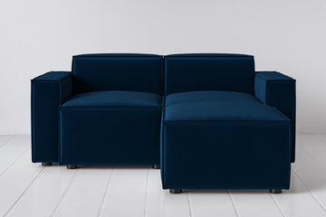 Indigo Image 1 - Model 03 2 Seater Right Chaise in Indigo Front View