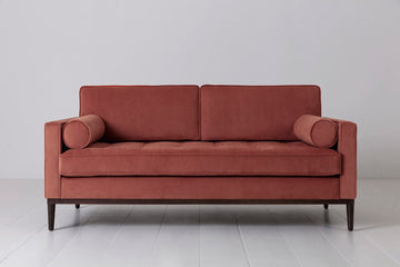 Brick image 1 - Model 02 2 seater in Brick Velvet Front View