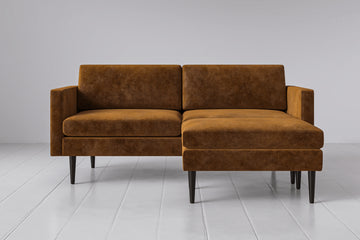 Ochre Image 1 - Model 01 2 Seater Right Corner in Ochre Front View