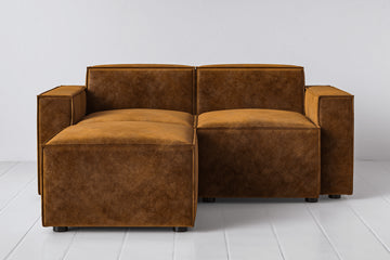 Ochre Image 1 - Model 03 2 Seater Left Chaise in Ochre Front View