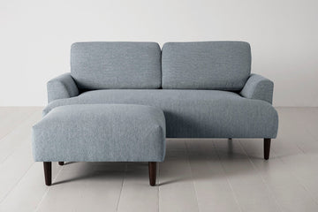 Shadow Image 1 - Model 05 2 Seater Chaise in Seaglass Linen- Front View