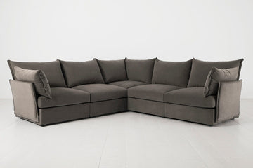 Elephant Image 1 - Model 06 Corner Sofa in Elephant Front View
